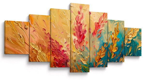 Obraz - Malba pole (210x100 cm)