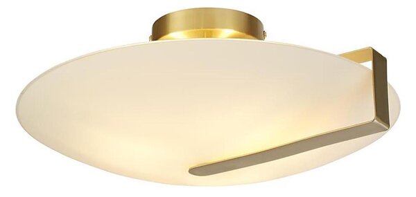 Searchlight 73990-3GO - Stropní svítidlo SUNDIAL 3xE27/40W/230V zlatá