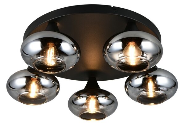 Trio TR66645054 přisazené stropní svítidlo DIVINA | 10W E14 | kouřová