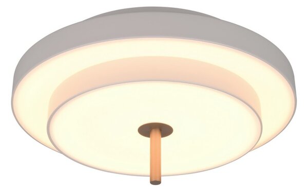 Trio T640210176 LED přisazené stropní svítidlo KEATON | 34W integrovaný LED zdroj | 1x4000lm | 2300+3000+4000K | Trio - SwitchDimmer | šedá