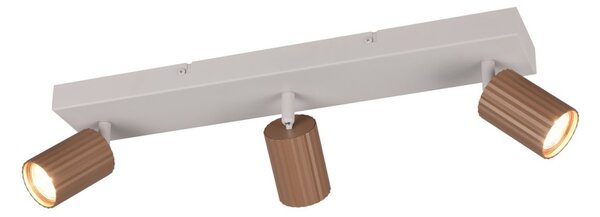 Trio T867700365 bodové stropní svítidlo SOKA | 10W GU10 | hnědá