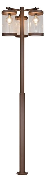 Trio T404160324 venkovní sloupek SAMBESI | 28W E27 | rez