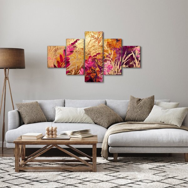 Obraz - Abstraktní malba květin II. (125x70 cm)