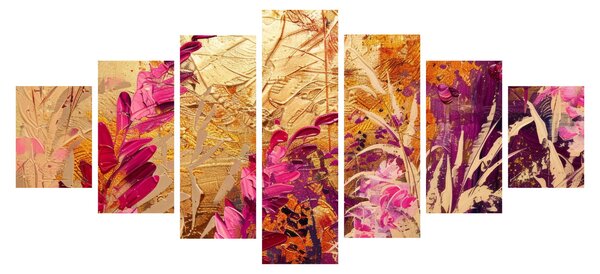 Obraz - Abstraktní malba květin II. (210x100 cm)