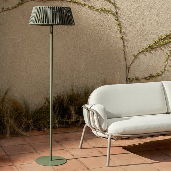 Kave Home Béžová zahradní pohovka Joncols 224 cm
