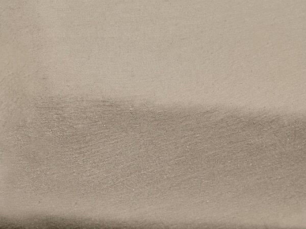 Jersey prostěradlo do dětské postýlky světle hnědé 70 x 140 cm