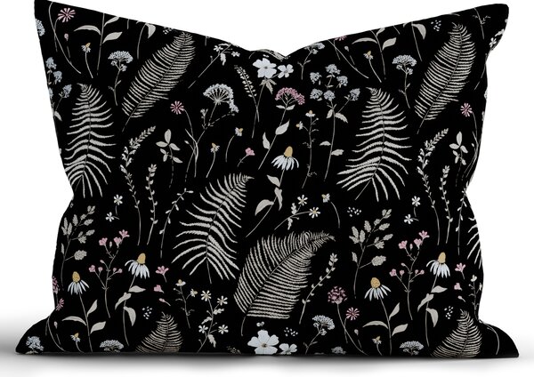 MK Lůžkoviny Bavlněný povlak na polštář Renforcé 70 x 90 cm - Gloria černá