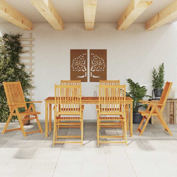 7dílný zahradní jídelní set 180x90x75 cm masivní akáciové dřevo 3295258