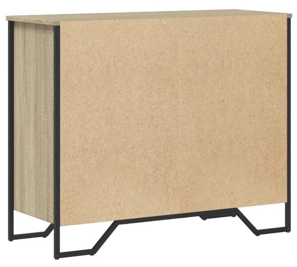 Komoda dub sonoma 91 x 35,5 x 74,5 cm kompozitní dřevo 3295303