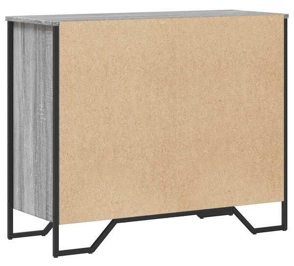 Komoda šedá sonoma 91 x 35,5 x 74,5 cm kompozitní dřevo 3295305