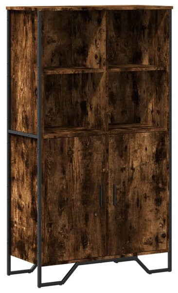 Highboard kouřový dub 79,5 x 35,5 x 137,5 cm kompozitní dřevo 3295309