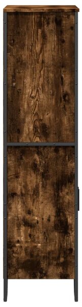 Highboard kouřový dub 79,5 x 35,5 x 137,5 cm kompozitní dřevo 3295309