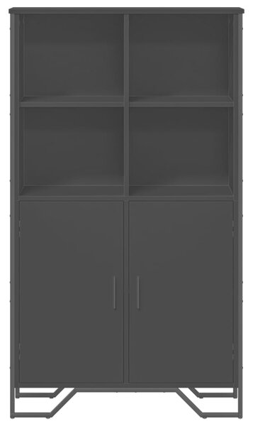 Highboard černý 79,5 x 35,5 x 137,5 cm kompozitní dřevo 3295307