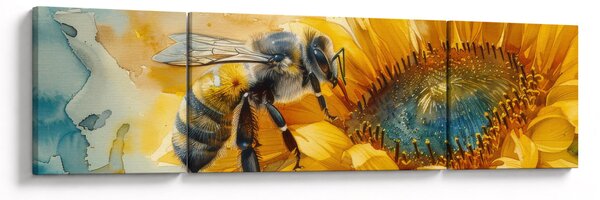 Obraz - Včelka, akvarel (170x50 cm)