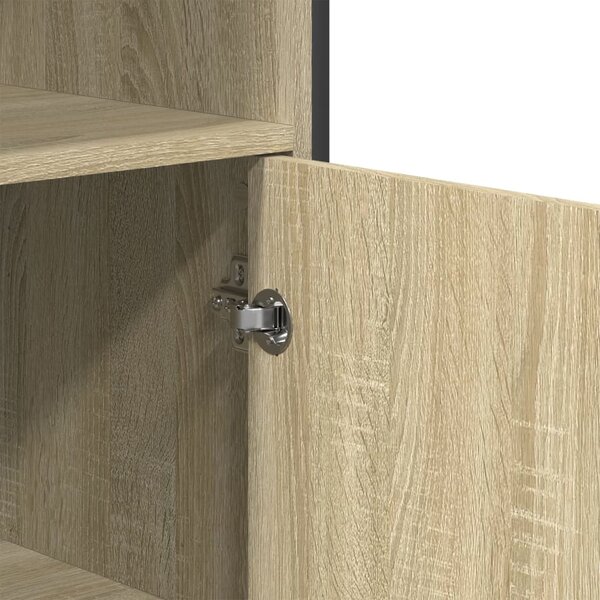Highboard dub sonoma 79,5 x 35,5 x 137,5 cm kompozitní dřevo 3295308