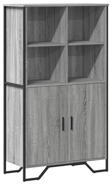Highboard šedý sonoma 79,5 x 35,5 x 137,5 cm kompozitní dřevo 3295310