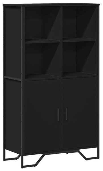 Highboard černý 79,5 x 35,5 x 137,5 cm kompozitní dřevo 3295307
