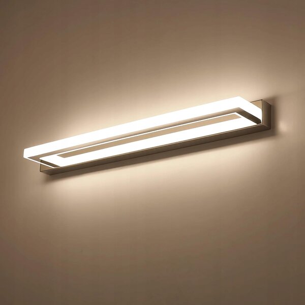 Nástěnné svítidlo Riserva stříbrné integrované LED 9 W