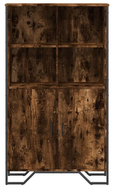 Highboard kouřový dub 79,5 x 35,5 x 137,5 cm kompozitní dřevo 3295309