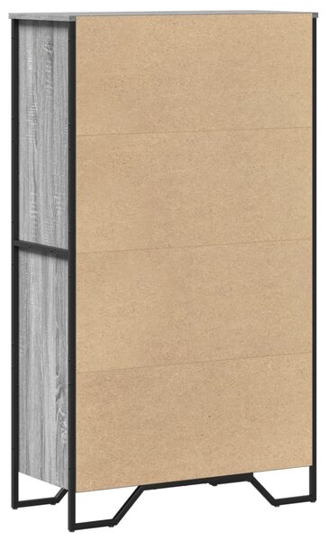 Highboard šedý sonoma 79,5 x 35,5 x 137,5 cm kompozitní dřevo 3295310