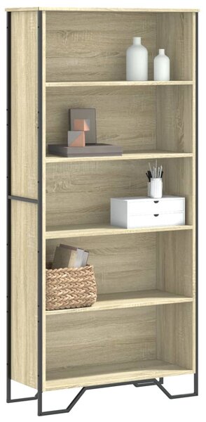 Knihovna dub sonoma 80 x 31 x 169 cm kompozitní dřevo 3295313