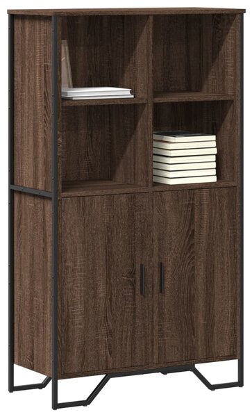 Highboard hnědý dub 79,5 x 35,5 x 137,5 cm kompozitní dřevo 3295311