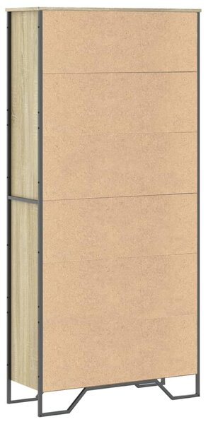 Knihovna dub sonoma 80 x 31 x 169 cm kompozitní dřevo 3295313