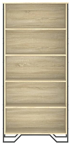 Knihovna dub sonoma 80 x 31 x 169 cm kompozitní dřevo 3295313
