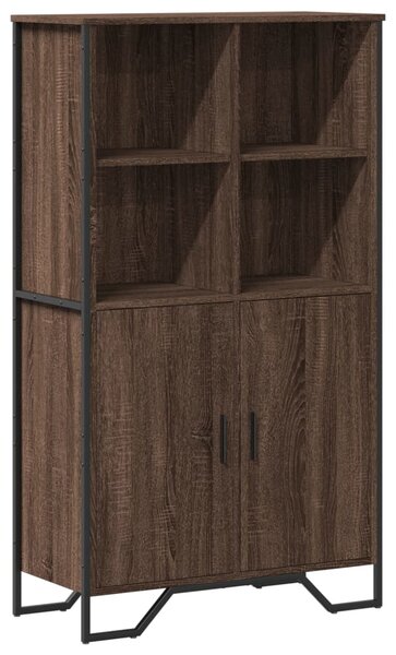 Highboard hnědý dub 79,5 x 35,5 x 137,5 cm kompozitní dřevo 3295311
