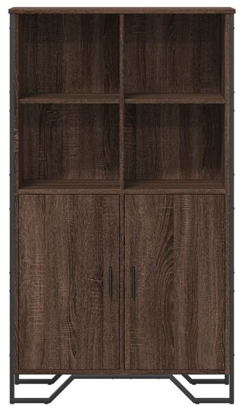 Highboard hnědý dub 79,5 x 35,5 x 137,5 cm kompozitní dřevo 3295311