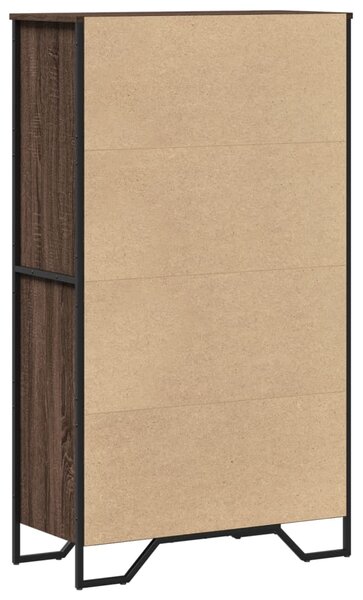 Highboard hnědý dub 79,5 x 35,5 x 137,5 cm kompozitní dřevo 3295311