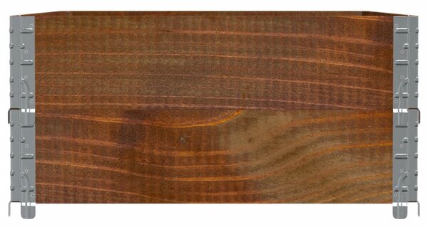 Zahradní truhlík hnědý 120 x 80 cm masivní borové dřevo 3295386