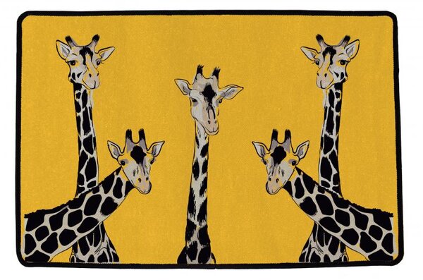 Rohožka friendly giraffes, 60 x 40 cm