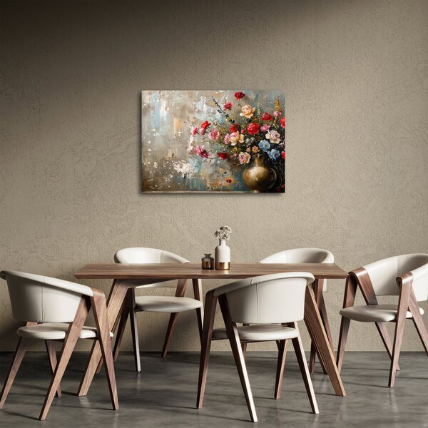 Obraz - Váza květin (70x50 cm)
