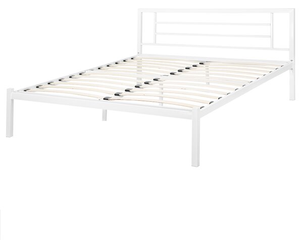 Postel Kov CUSSET 160 x 200 cm Bílá