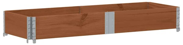Zahradní truhlík hnědý 150x50 cm masivní borové dřevo 3295406