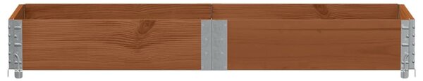 Zahradní truhlík hnědý 150x50 cm masivní borové dřevo 3295406