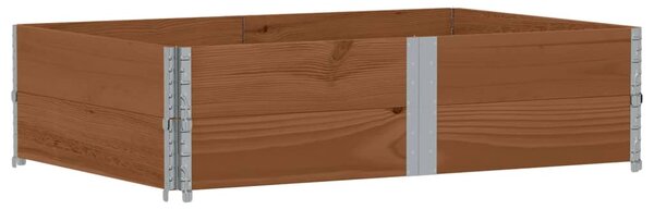 Zahradní truhlík hnědý 150 x 100 cm masivní borové dřevo 3295418