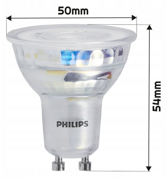 LED žárovka Philips GU10 - 3,5W - 255Lm 36° - teplá bílá 3000K - CorePro Premium