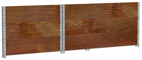Zahradní truhlík hnědý 120 x 80 cm masivní borové dřevo 3295426