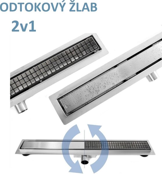 Odtokový sprchový žlab NEO PURE 2v1