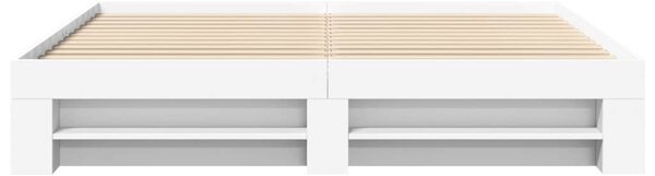 Rám postele bez matrace bílý 180x200cm Dřevěné konstrukce 3295450