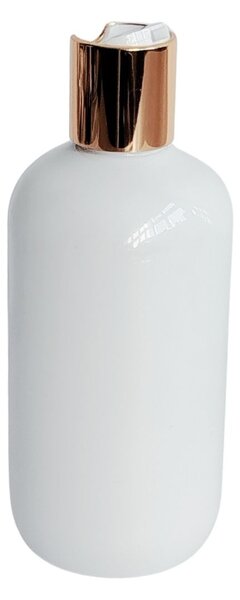 Dávkovač na mýdlo 300 ml bílý s bílo-zlatým DISC TOP BELA