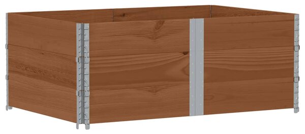 Zahradní truhlík hnědý 150 x 100 cm masivní borové dřevo 3295442