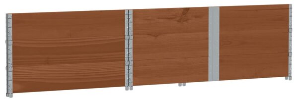 Zahradní truhlík hnědý 150 x 100 cm masivní borové dřevo 3295442
