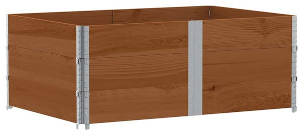 Zahradní truhlík hnědý 150 x 100 cm masivní borové dřevo 3295442