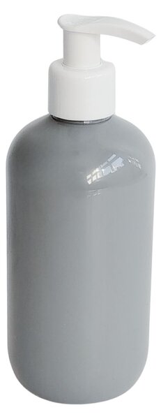 Dávkovač na mýdlo 300 ml šedý s bílou pumpičkou BELA