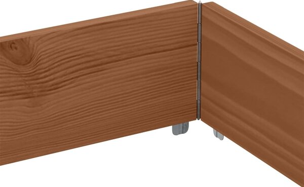 Zahradní truhlík hnědý 150 x 100 cm masivní borové dřevo 3295442