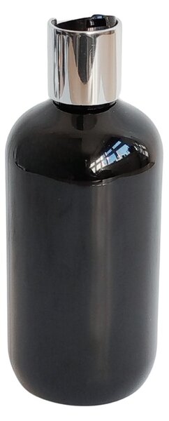 Dávkovač na mýdlo 300 ml černý s černo-stříbrným DISC TOP BELA