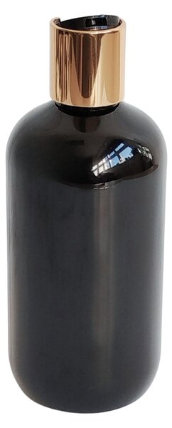 Dávkovač na mýdlo 300 ml černý s černo-zlatým DISC TOP BELA